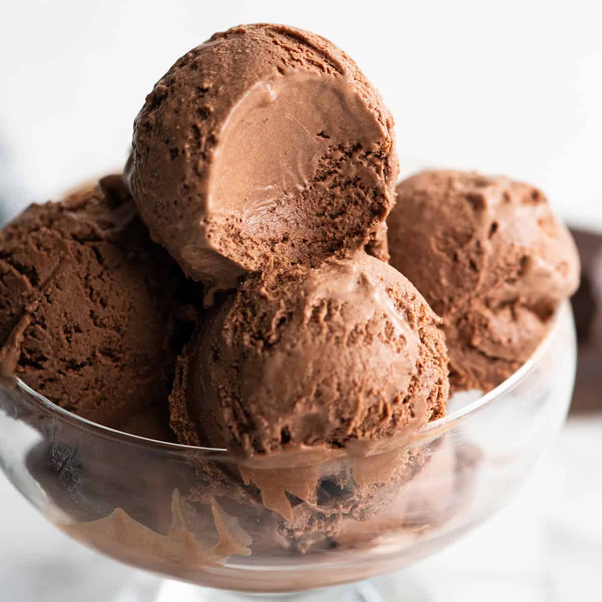 Glace au chocolat maison