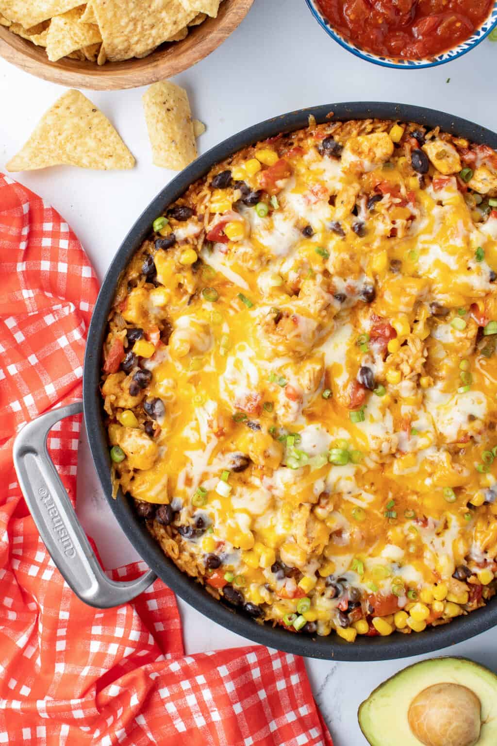 Poulet Tex-Mex à la poêle