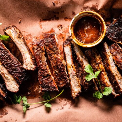 Ribs sous vide fumés